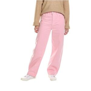 FRAME Washed Dusty Pink 100% Cotton Barrel Wide Leg High Rise Jeans Size 30 NWOT